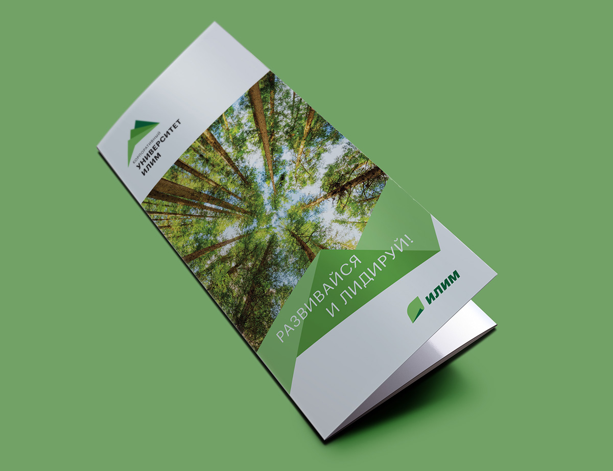 Дизайн брошюры корпоративного университета ИЛИМ