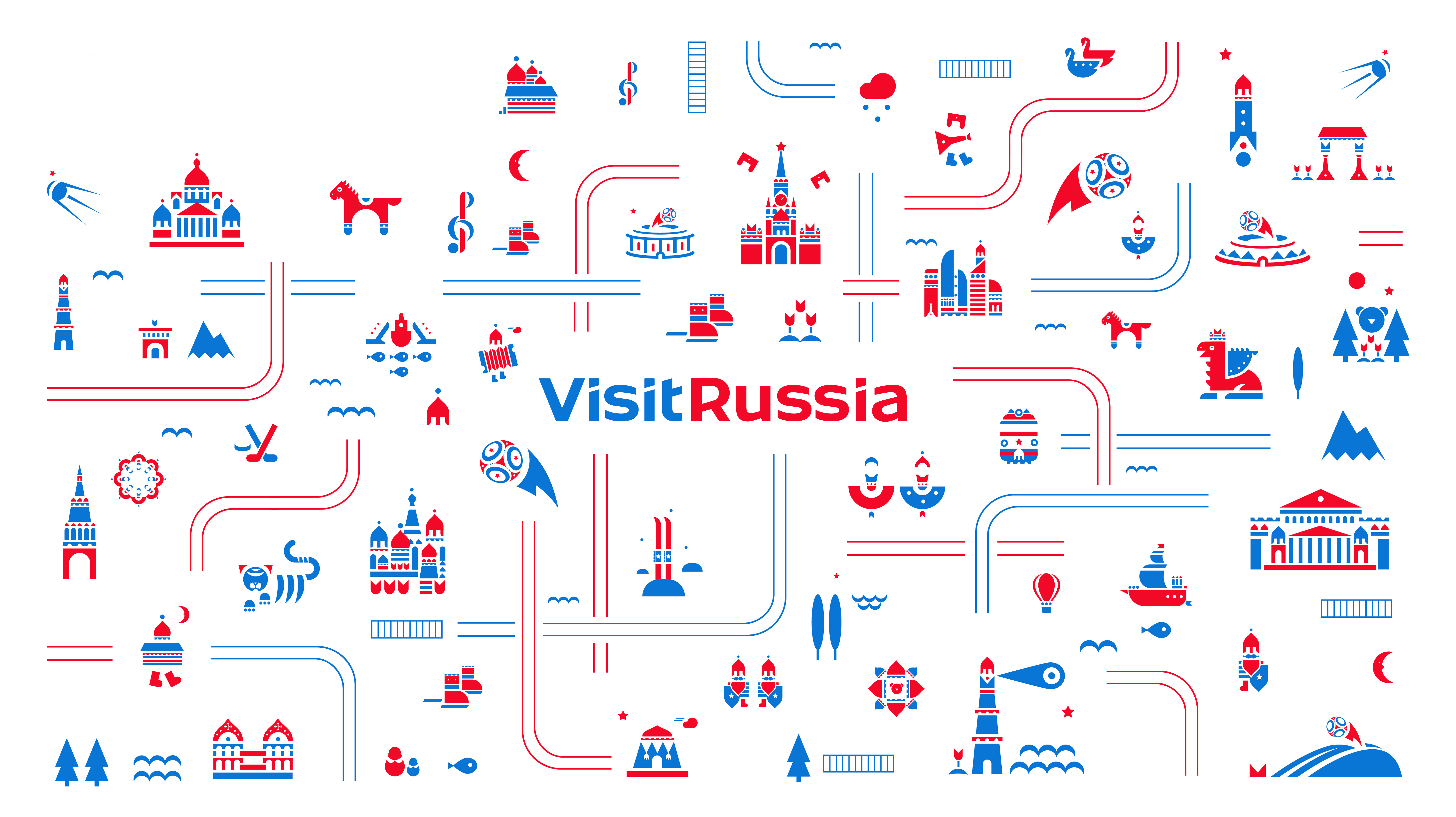 Visit Russia иконки