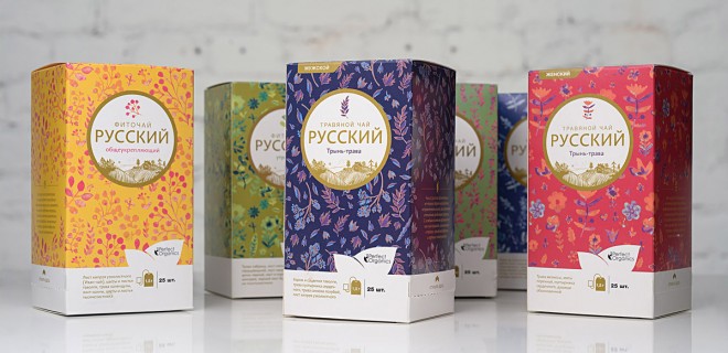 Упаковка для линейки чаев Perfect Organics