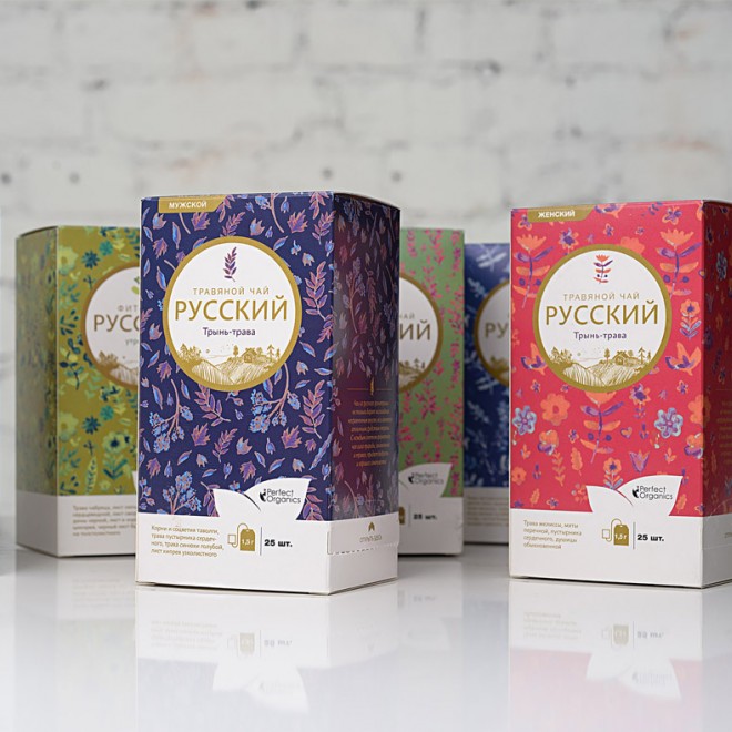 Упаковка для линейки чаев Perfect Organics