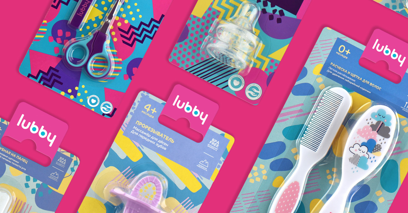 Ребрендинг компании Lubby - Разработка логотипа, фирменного стиля и дизайн упаковки